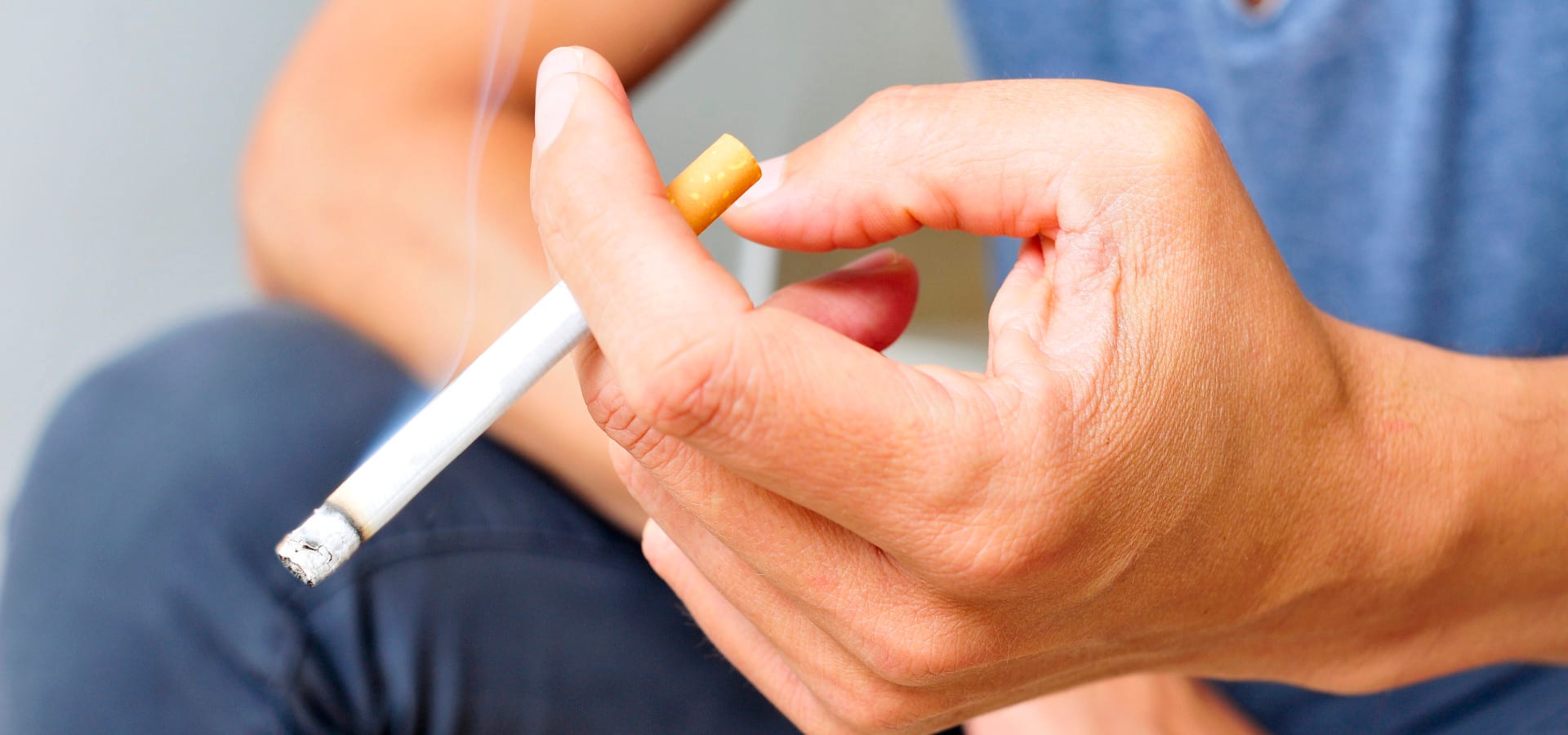 Zahnverfärbung durch Nikotin